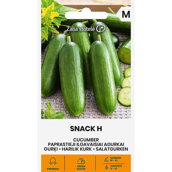 Gurķi SNACK H, Gurķi, Gurķu sēklas Snack