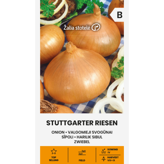 Sīpoli STUTTGARTER RIESEN, Štutgartes sīpoli, Sīpoli Štutgarter