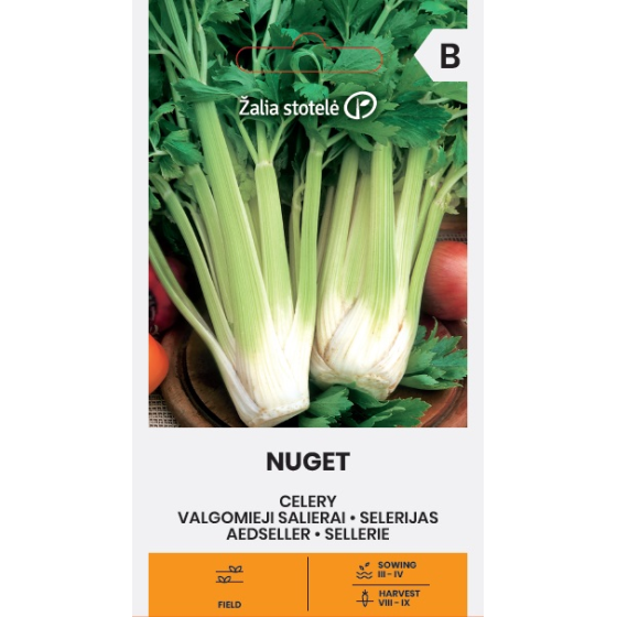 Selerijas lapu Nuget, Lapu seleriju sēklas, Seleriju sēklas