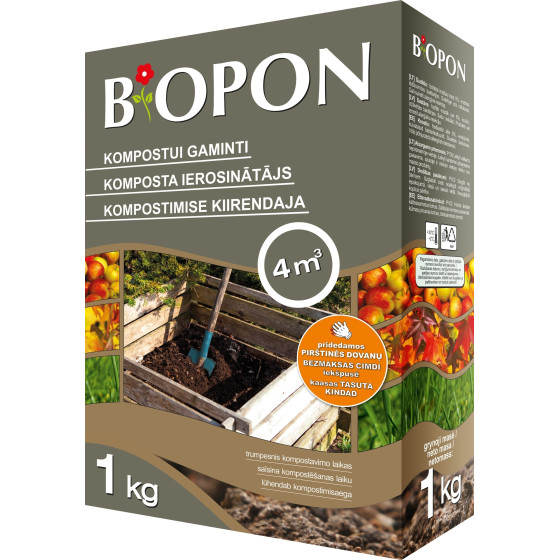 Biokompostētājs BIOPON, Kompostētājs, Kompostēšanas veicinātājs