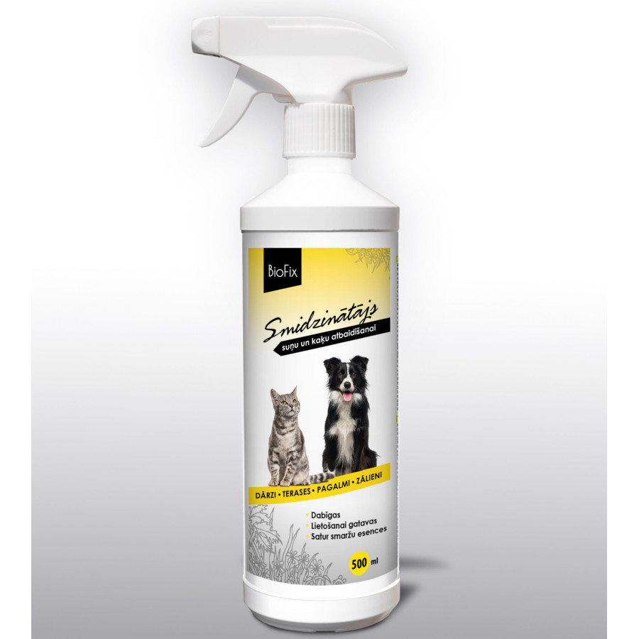 BioFix Spray suņu un kaķu atbaidīšanai 500ml, Kaķu atbaidītājs, Kaķu atbaidīšanas līdzeklis