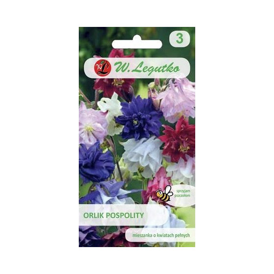 Ozolītes Pospolity, Ozolīšu sēklas, Pildītās ozolītes, Aquilegia vulgaris