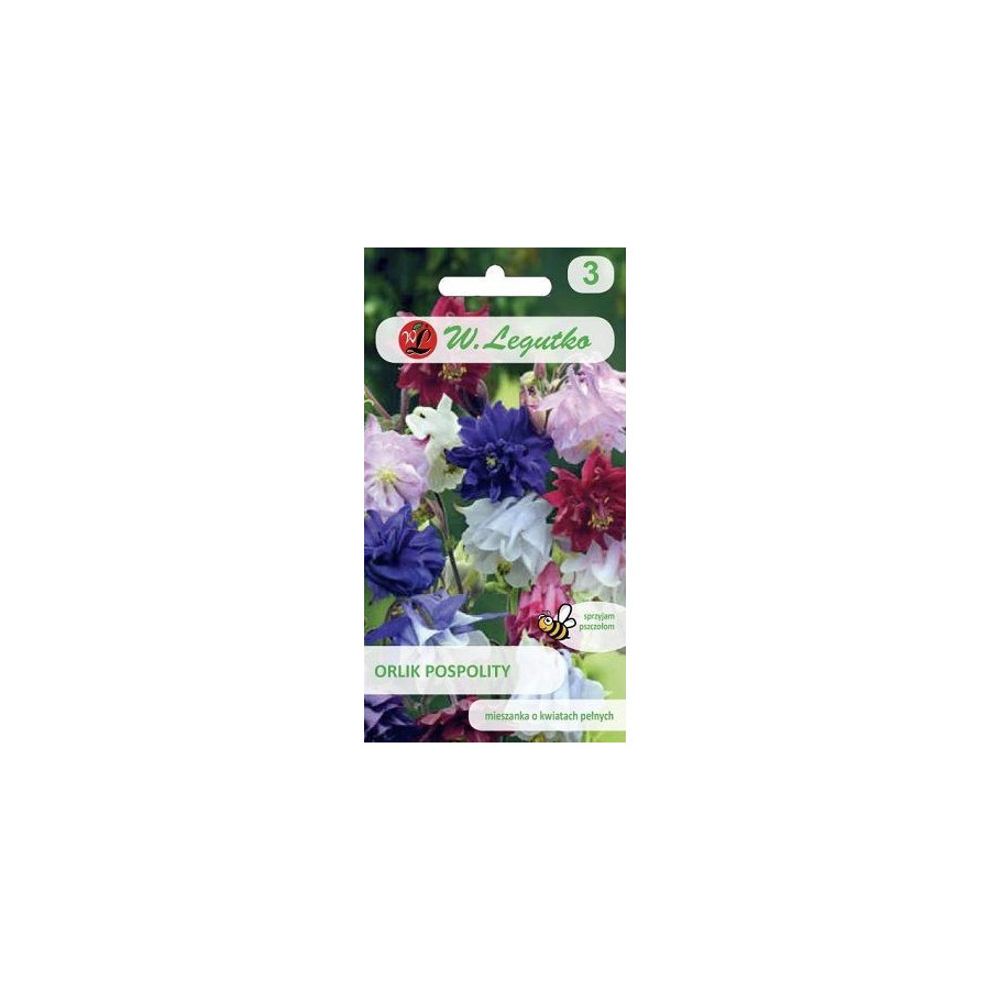 Ozolītes Pospolity, Ozolīšu sēklas, Pildītās ozolītes, Aquilegia vulgaris