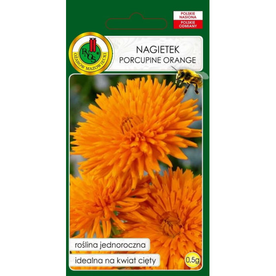 Kliņģerītes Porcupine Orange, Kliņģerīšu sēklas Porcupine Orange