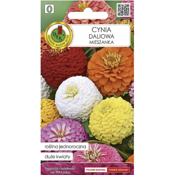Cinnijas dāliju Mix, Cinniju sēklas, Dāliju cinnijas, Cīnuju sēklas