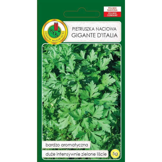 Pētersīļi GIGANTE D'ITALIA, Pētersīļu sēklas, Lapu pētersīļi