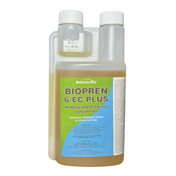 Biopren EC PLUS koncentrāts blaktīm/blusām, Līdzeklis pret blaktīm, Līdzeklis pret blusām, Līdzeklis pret prusakiem, Inde blaktī