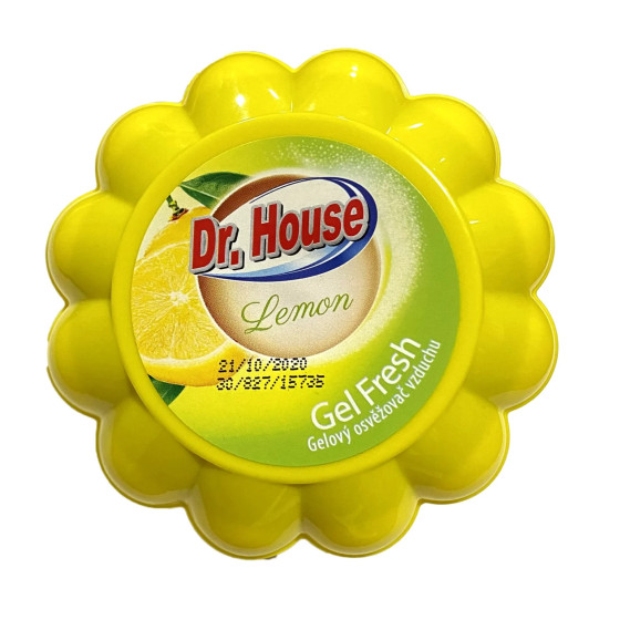 DR.HOUSE Lemon Želejveida gaisa atsvaidzinātājs, 150 g
