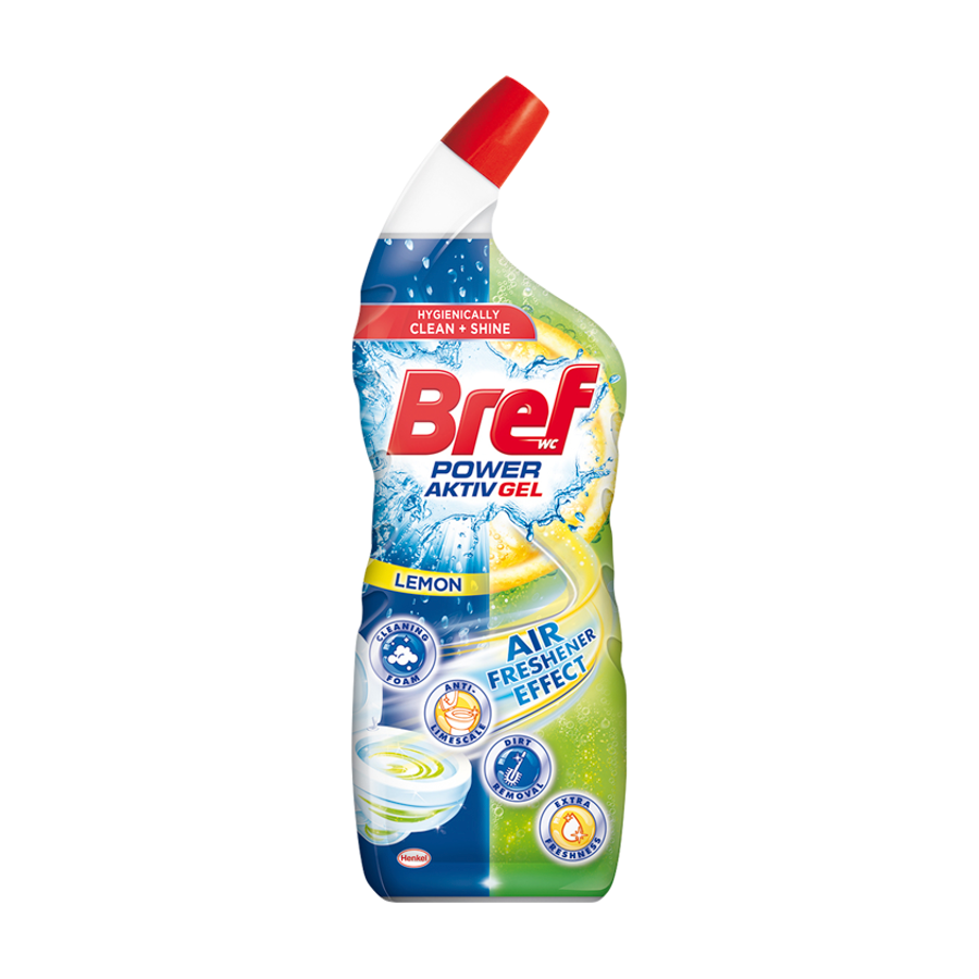 BREF Power Active Lemon tualetes tīrīšanas līdzeklis 750ml