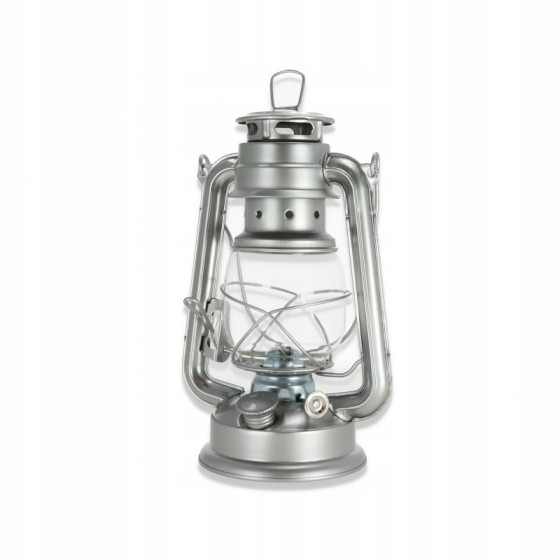 Petrolejas lampa 25cm 235-SILVER