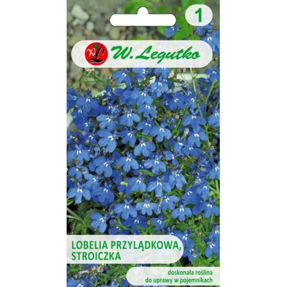 Lobēlija krūmu, Lobēlijas, Lobēliju sēklas, lobēlijas tumši zilas, Lobelia erinus