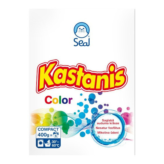 Veļas pulveris Kastanis Color 400g