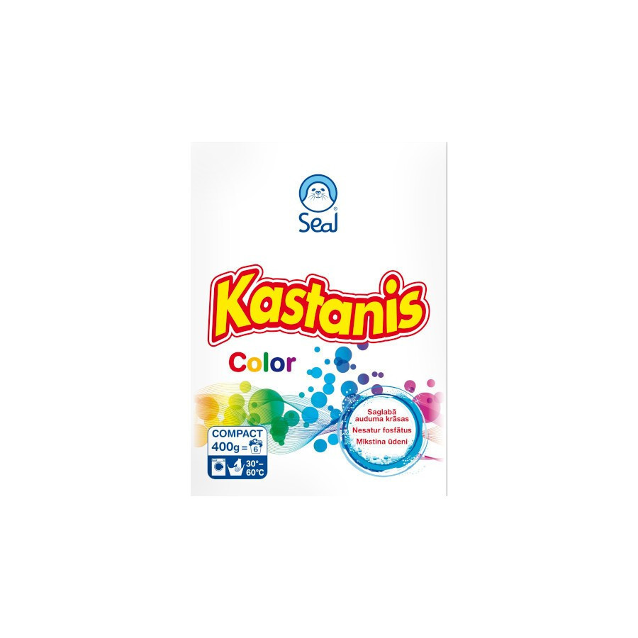 Veļas pulveris Kastanis Color 400g