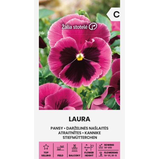 Atraitnītes Laura, atraitnītes, atraitnīšu sēklas
