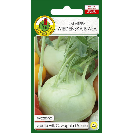 Kolrābis Wiedeńska Biała 2g, Kolrābju sēklas, Kolrābja sēklas