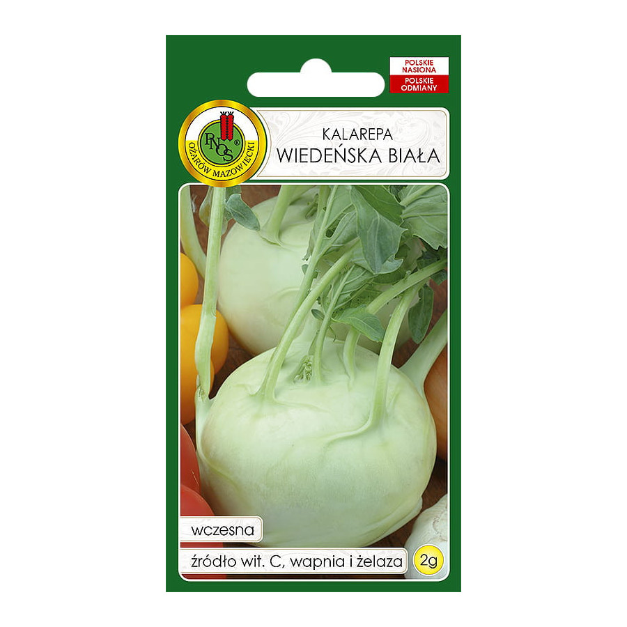 Kolrābis Wiedeńska Biała 2g, Kolrābju sēklas, Kolrābja sēklas