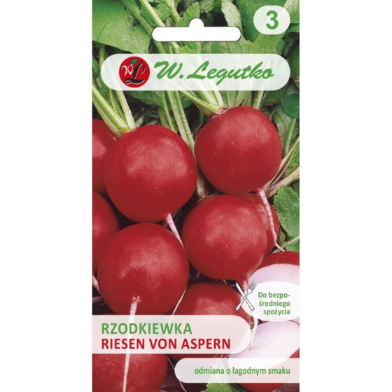 Redīsi Riesen Von Aspern, Redīsu sēklas Riesen Von Aspern