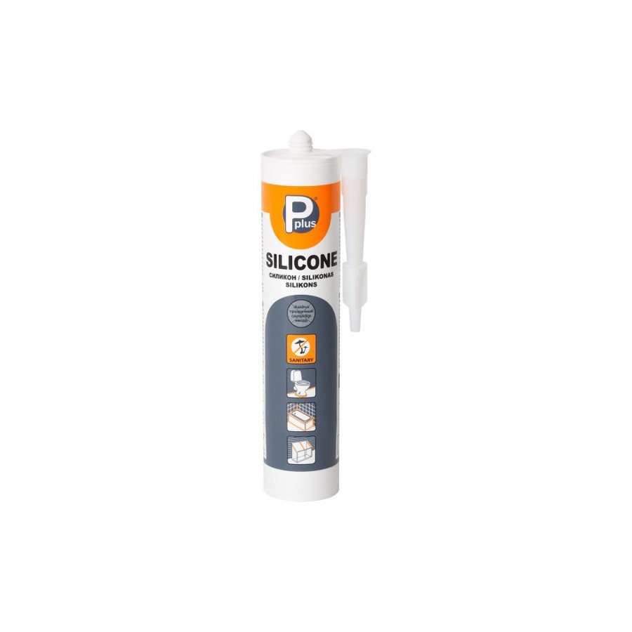 Silikons sanitārais 280ml caurspīdīgs