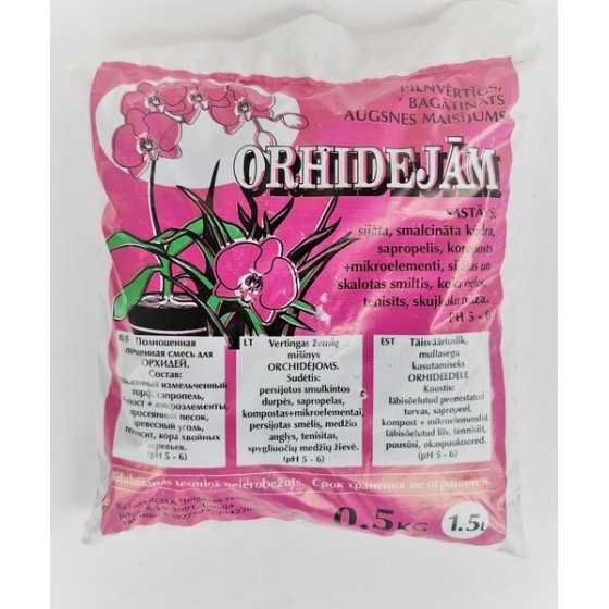 Augsne orhidej;am, Orhideju augsne, Zeme orhidejām, Orhideju zeme