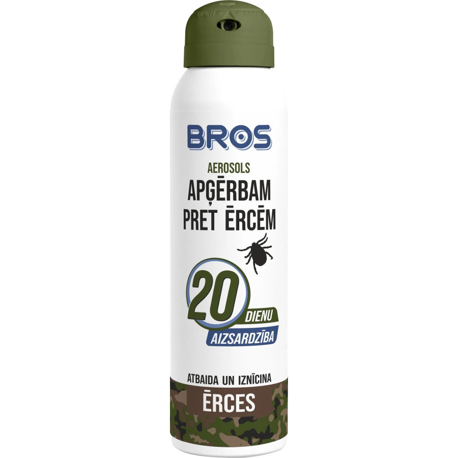 Aerosols pret ērcēm, Līdzeklis pret ērcēm, Bros ērču aerosols