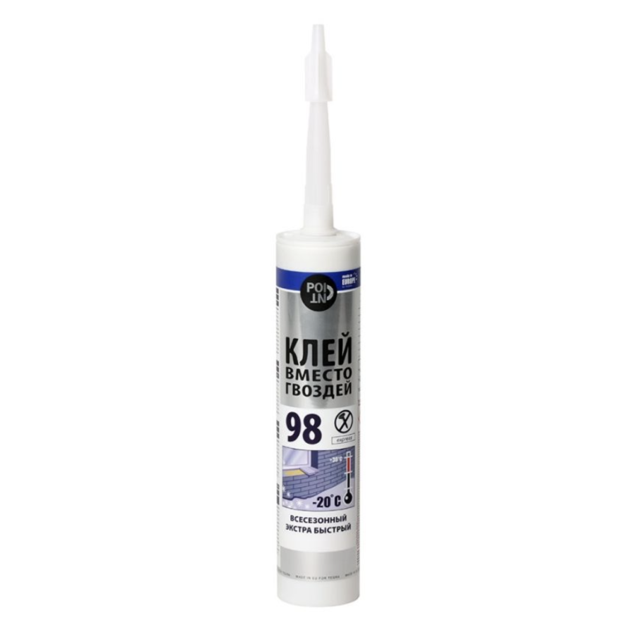 Līme naglu vietā POINT 98, vissezonas, ekstra stipra, 280 ml