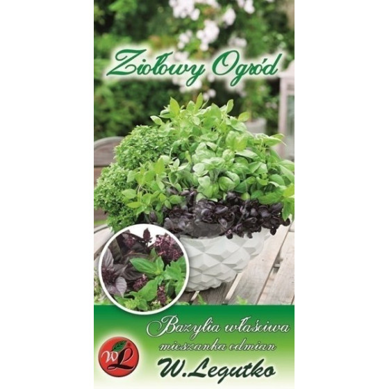 Baziliks Mix, Bazilika sēklas, Dažādu šķirņu bazilika maisījums