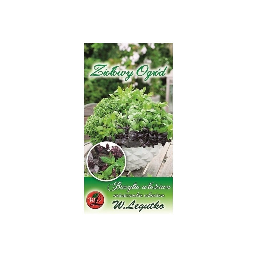 Baziliks Mix, Bazilika sēklas, Dažādu šķirņu bazilika maisījums