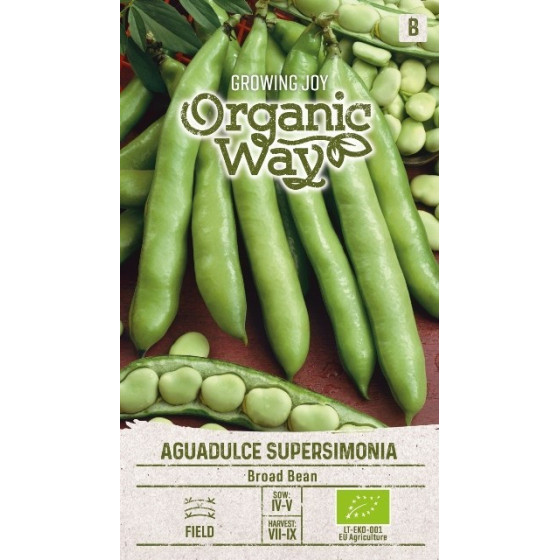 Pupiņas AGUADULCE SUPERSIMONIA, Pupiņu sēklas