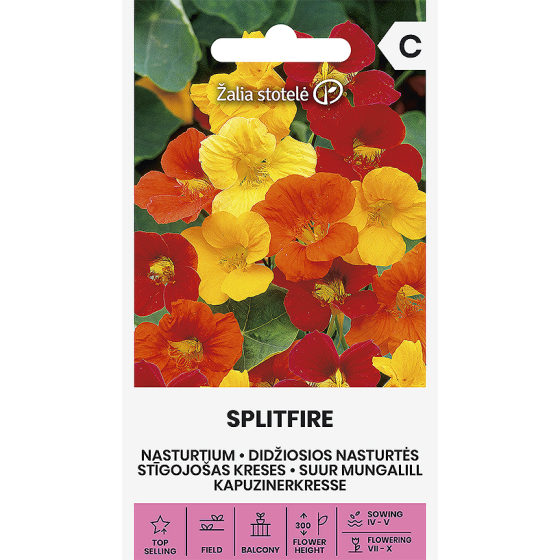 Kreses SPLITFIRE, kreses sēklas