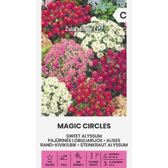 Jūrmalas medene, Alisītes, alisīšu sēklas, lobulāriju sēklas,