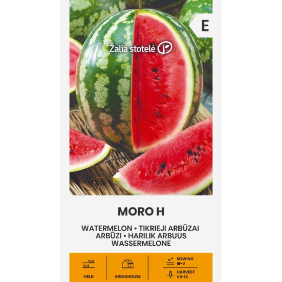 Arbūzi MORO H , Arbūzu sēklas Moro