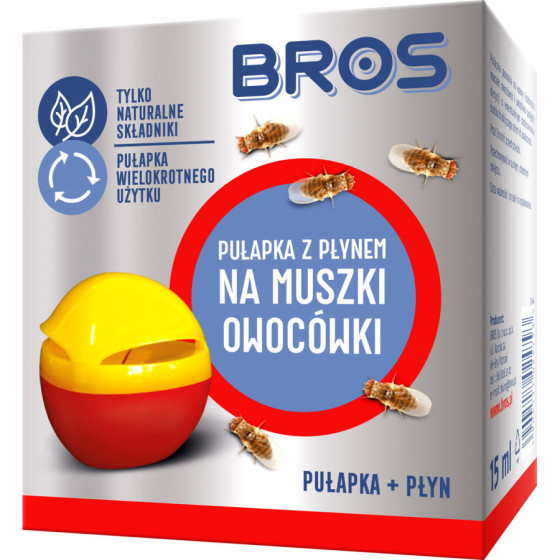 Bros augļu mušiņu slazds, Augļu mušu slazds, Drozofilu slazds, Drozofilu apkarošana