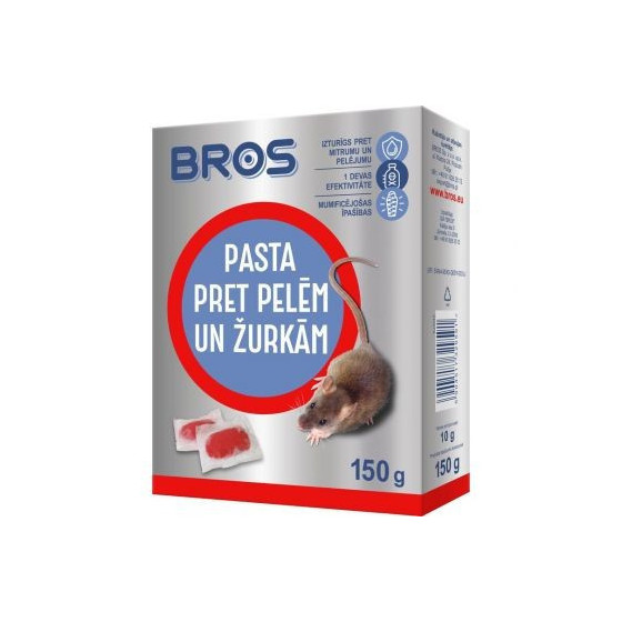BROS pasta pret pelēm un žurkām 150g