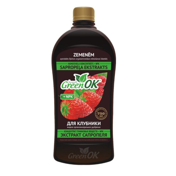 Sapropeļa ekstrakts zemenēm 750ml