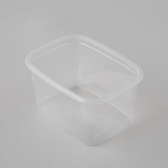 Plastmasas konteineris pārtikas produktiem, 750ml, caurspīdīgs, bez vāciņa
