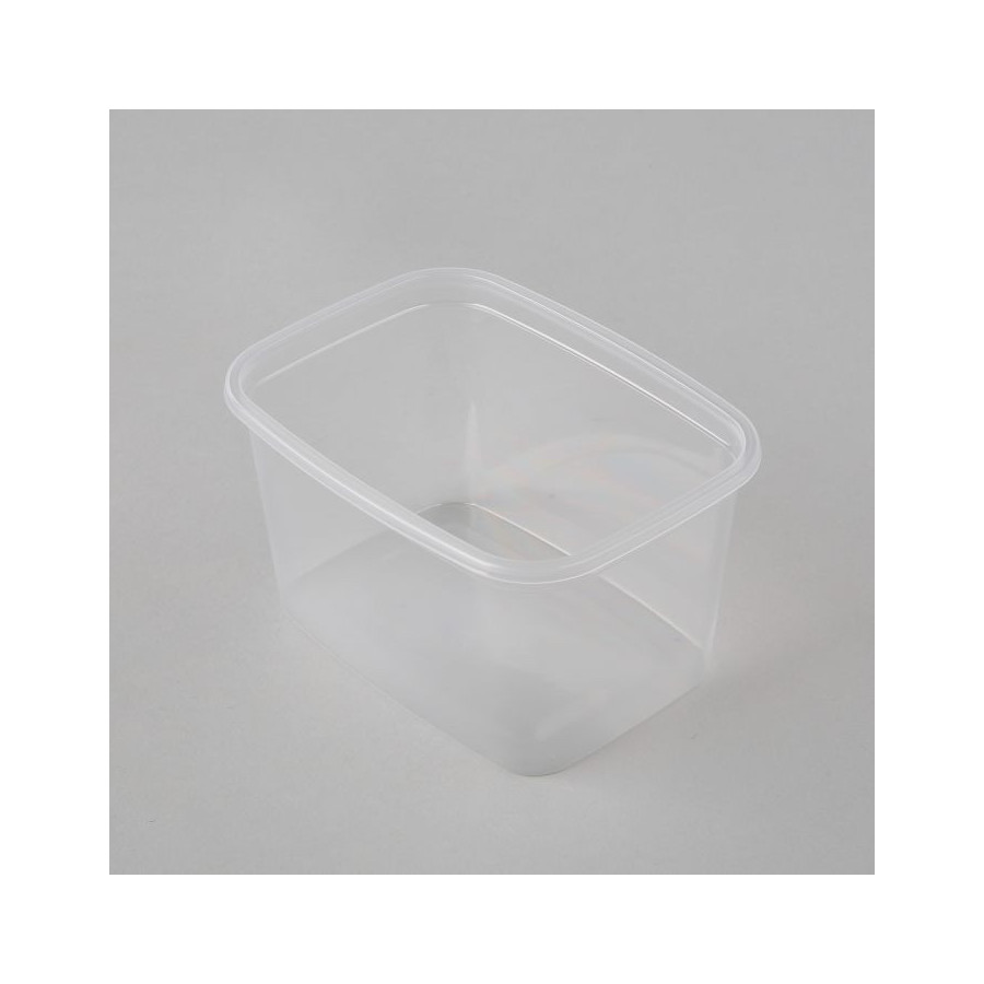Plastmasas konteineris pārtikas produktiem, 750ml, caurspīdīgs, bez vāciņa
