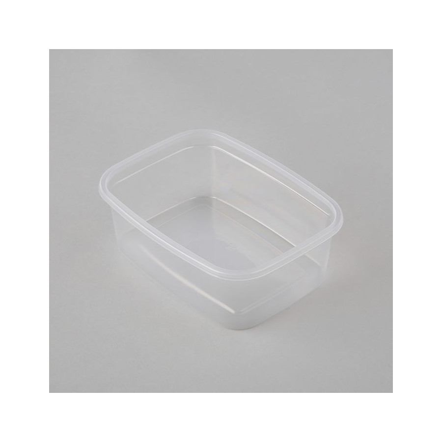Plastmasas konteineris pārtikas produktiem, 500ml, caurspīdīgs, bez vāciņa