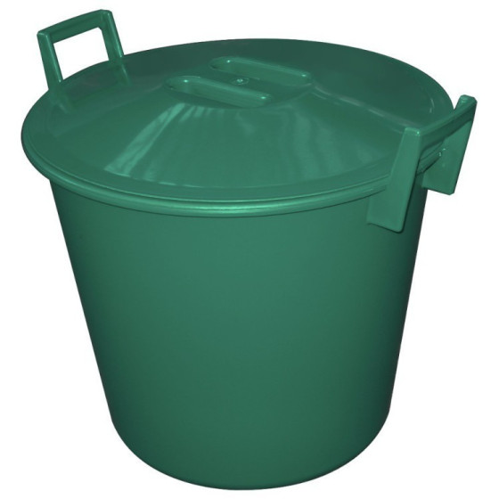 Konteiners apaļš 40L zaļš