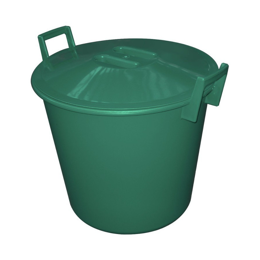 Konteiners apaļš 40L zaļš