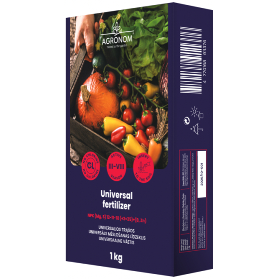 Mēslojums universāls 1kg AGR %