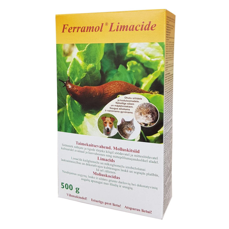 Ferramol Limacīds, Ferramol, Ferramol limacide, Līdzeklis pret gliemežiem, gliemežu inde, limacīds, Ferramol, 4751038330015