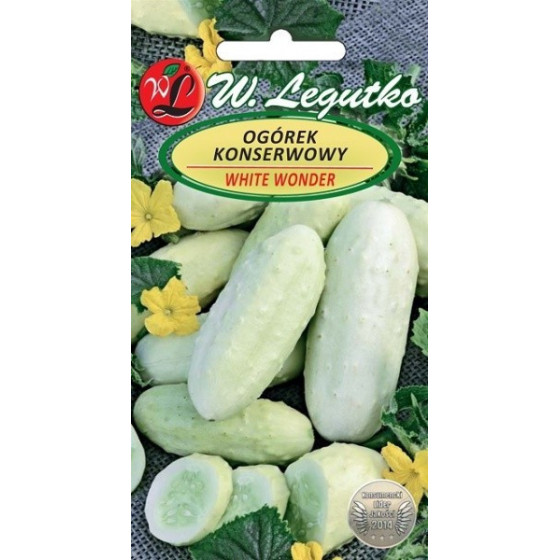 Gurķi White Wonder, Baltie gurķi, Balto gurķu sēklas