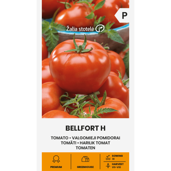 Tomāti Bellfort F1, Tomātu sēklas Bellfort H