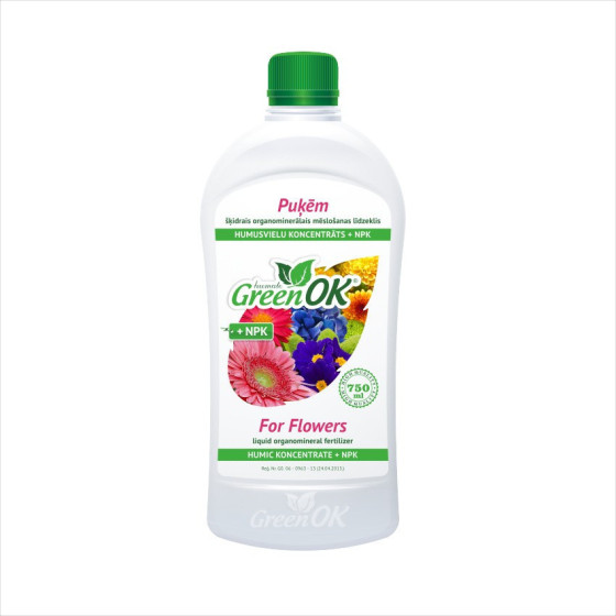 Humusvielu koncentrāts Puķēm 750ml