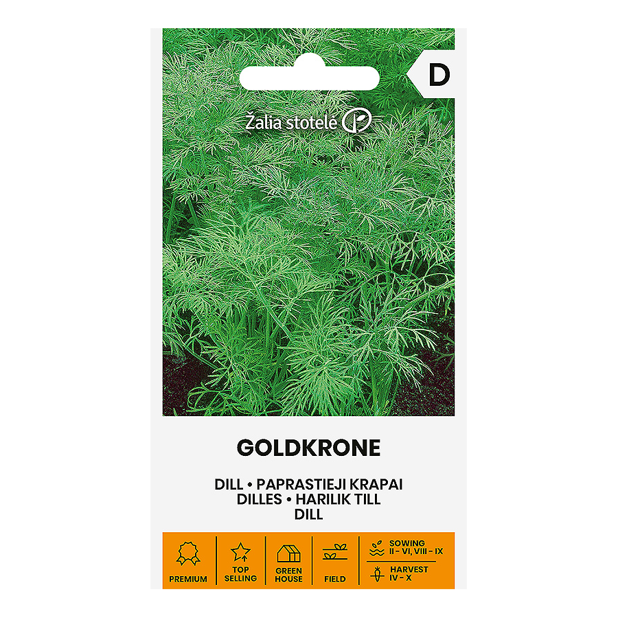 Dilles Goldkrone, Diļļu sēklas