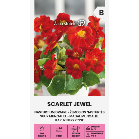 Kreses Scarlet Jewel, Kreses sēklas, krešu sēklas
