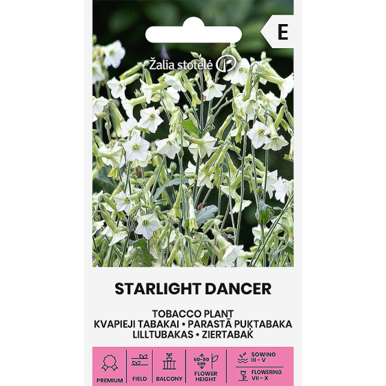 Puķtabaka parastā STARLIGHT DANCER , Puķu tabakas sēklas