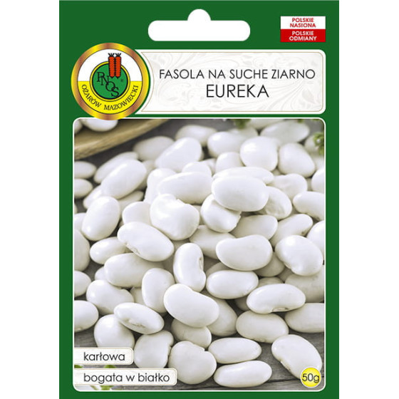 Pupiņas Eureka 50g, Lobāmās pupiņas, Pupiņu sēklas, Baltās pupiņas