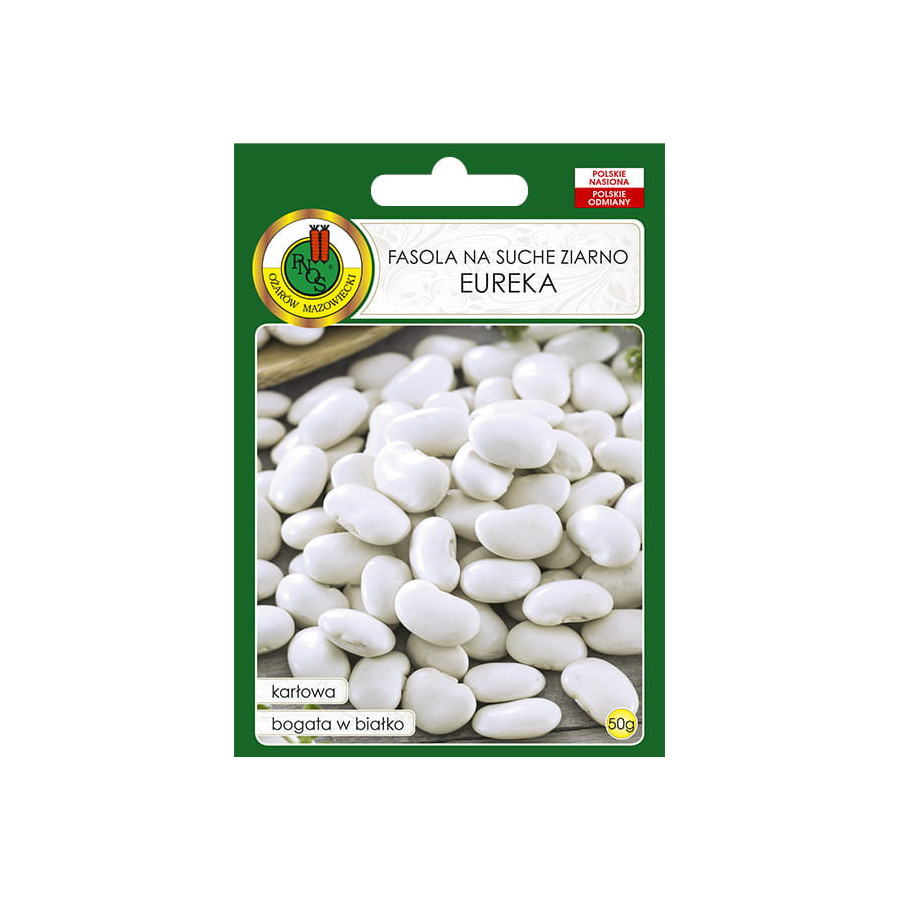 Pupiņas Eureka 50g, Lobāmās pupiņas, Pupiņu sēklas, Baltās pupiņas