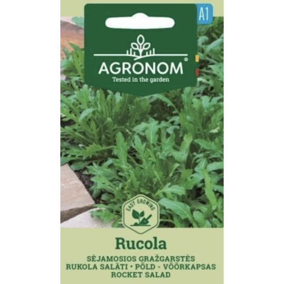 Rukola, Rukolas sēklas, Rukolas salāti, Rucola